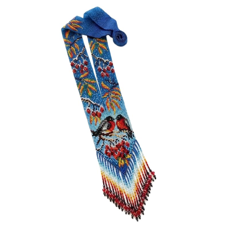 Collier ukrainien Gerdan à motifs d'oiseaux LKBEADS LK_UKRN_1085