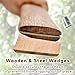 XQSL 2-Pack Axe Handle Replacement, 17in+23.6in Hatchet Handle Replacement, Wood Replacement Handle for Axe Pick Axe