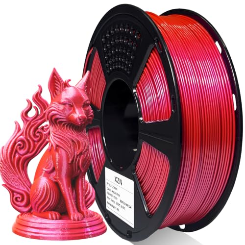 XZN PETG Filament 1.75mm Metallic Pink, with Metallic Shimmer, 1kg (2.2lbs), Enhanced Toughness, Dimensional Accuracy +/