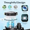 VIVOHOME 2.0HP Pool Pump - 115V/230V Self-Priming Motor - In-Ground/Above Ground - 6800GPH Energy Efficient - 1.5", 2", and 1.25"-1.5" Connectors w/Strainer Basket