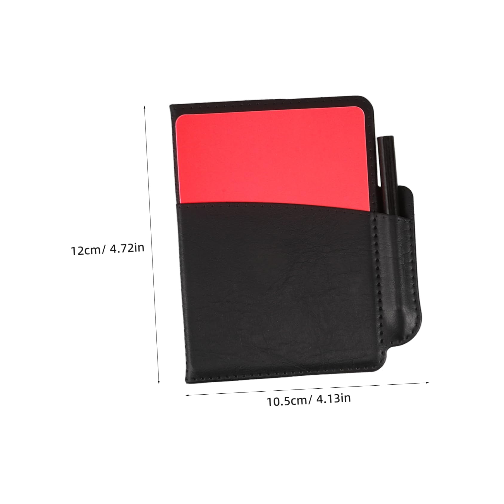 Abaodam Essential Soccer Referee Tools 4 Set Referee Cards Score Book Card Holder for Matches