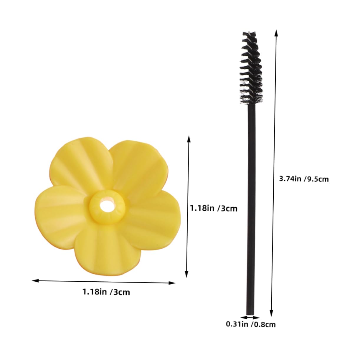GALPADA Eater Accessories 1 Set Hummingbird Feeder Flower Replacements Bright Flower Design Pp Material Easy Replacement
