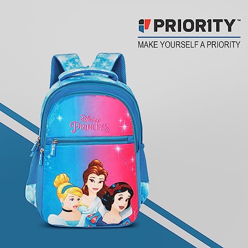 Priority Disney Princess 29 Litres Turquoise Blue Polyester School Bag | Specially For Teenagers Backpack | Made For Rs. 334 @ 78 %