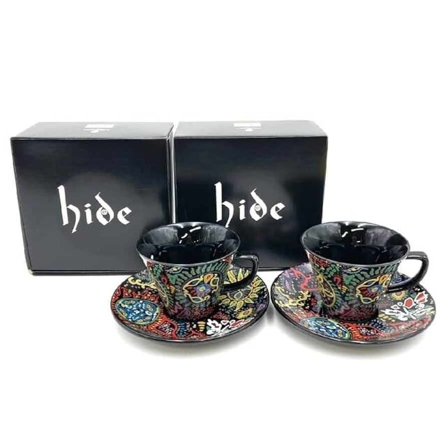 HIDE 昴コーヒー新品カップ ソーサーコーヒー　グッズ Amazon.co.jp: hide 昴珈琲 カップ & ソーサー ペイント XJAPAN