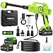 VOERJIA 70 Bar Cordless Pressure Washer with 2x 4000mAh Batteries and Case