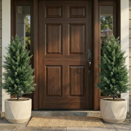 Joyooss Artificial Topiary Cedar Tree 3FT Fake Cypress Trees Faux Plants
