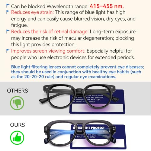 Image of Dollger Aviator Blue Light Glasses for Men Women Acetate Anti Bluelight Blocking Glasses for Computer Fashion Eyeglasses
