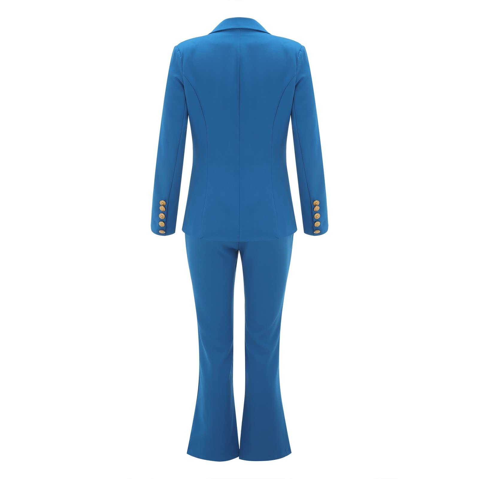 Tailleur Donna Eleganti Curvy Tailleur Pantalone Completo Due Pezzi Slim Fit Blazer Set Slim Fit Blazer con Pantaloni Moda Abiti Set per Ufficio Completo Donna Estivo 2 Pezzi Elegante