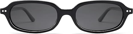 Retro Small Rectangle Sunglasses for Women Men Trendy Narrow Square Sunnies AP3729