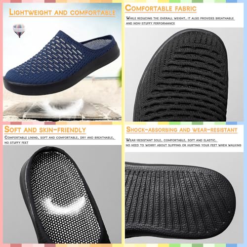 Women's Orthopedic Mesh Mules – Lightweight Slip-On Clogs with Arch Support, Breathable Backless Walking Shoes for Work, Travel & Everyday Comfort2
