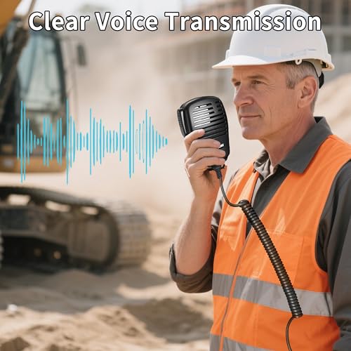 Image of SAMCOM SCSP05 Speaker Mic for Walkie Talkies Remote Shoulder Microphone