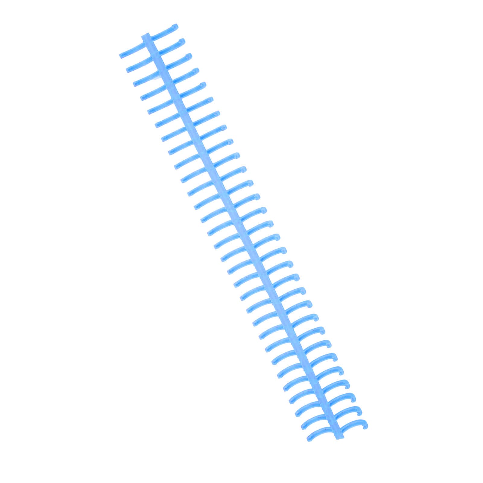 Cocoarm Pettine per Rilegatura in Plastica a Spirale, Confezione da 10, 16 Mm, 30 Fori, capacità 130 Fogli, per Ufficio, Aula, Libreria, Quaderni, Report e Organizzazione di documenti. (BLUE)