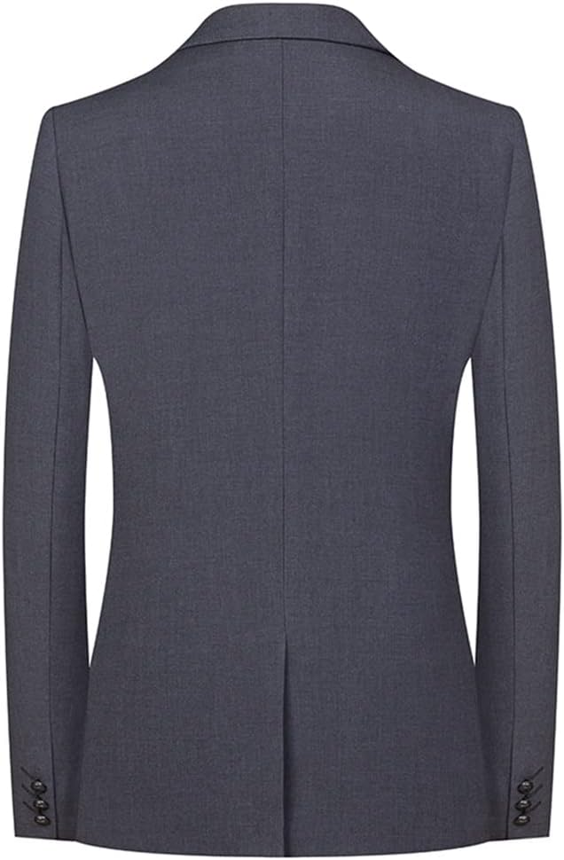 FMURY Men's (Suit Jacket + Pants) British Business Casual Wedding Gentleman Suit Two-Piece Set(2XL (EUR M))