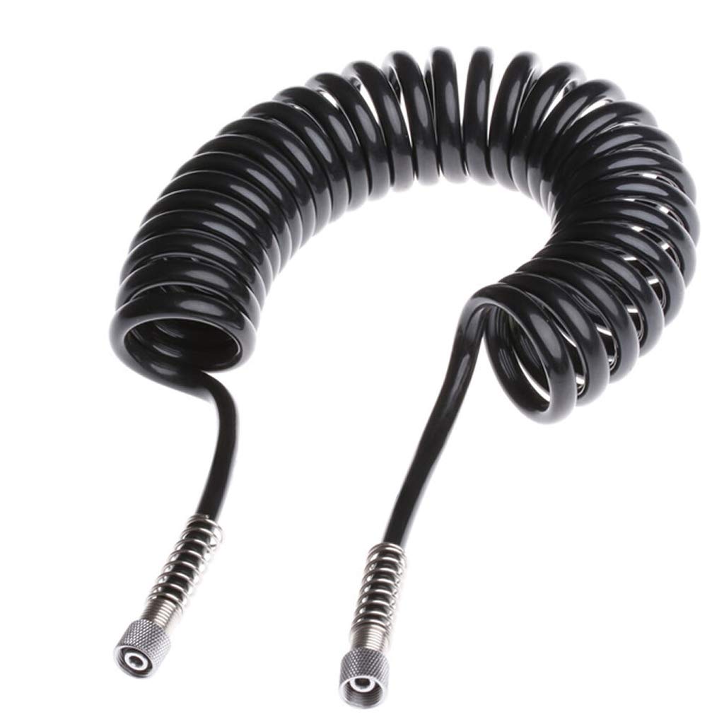 Bottone Multicolor Flexible Pu Recoil Air Compressor Hose Spring Tube Lightweight Accessories Bend Restrictor Quick Coupler