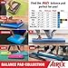 Airex Balance Pad - Exercise Foam Pad Physical Therapy, Workout, Plank, Yoga, Pilates, Stretching, Balancing Stability Mat, Kneeling Cushion, Mobility Strength Trainer for Knee, Ankle - Elite, Kiwi