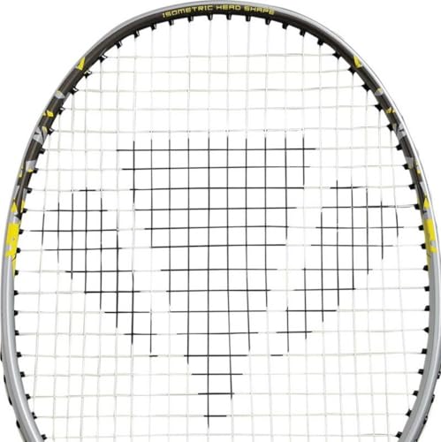 Raquette de badminton Carlton Aeroblade avec cordage resistant noir et blanc