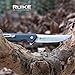 Ruike Small Pocket Knife for men Folding knives 14c28n Stainless Steel Liner Lock Utility Camping Tactical Knife Hiking 3.62inch EDC Knife Tools Belt Clip Cool Stuff Women Gifts P121-SB
