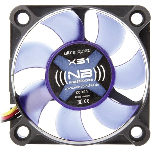 Image of Noiseblocker NB-BlackSilent Fan XS-1 50mm x 10mm Ultra Silent Fan, 3000rpm, 3 pin, 16 dBA, 6.77 CFM