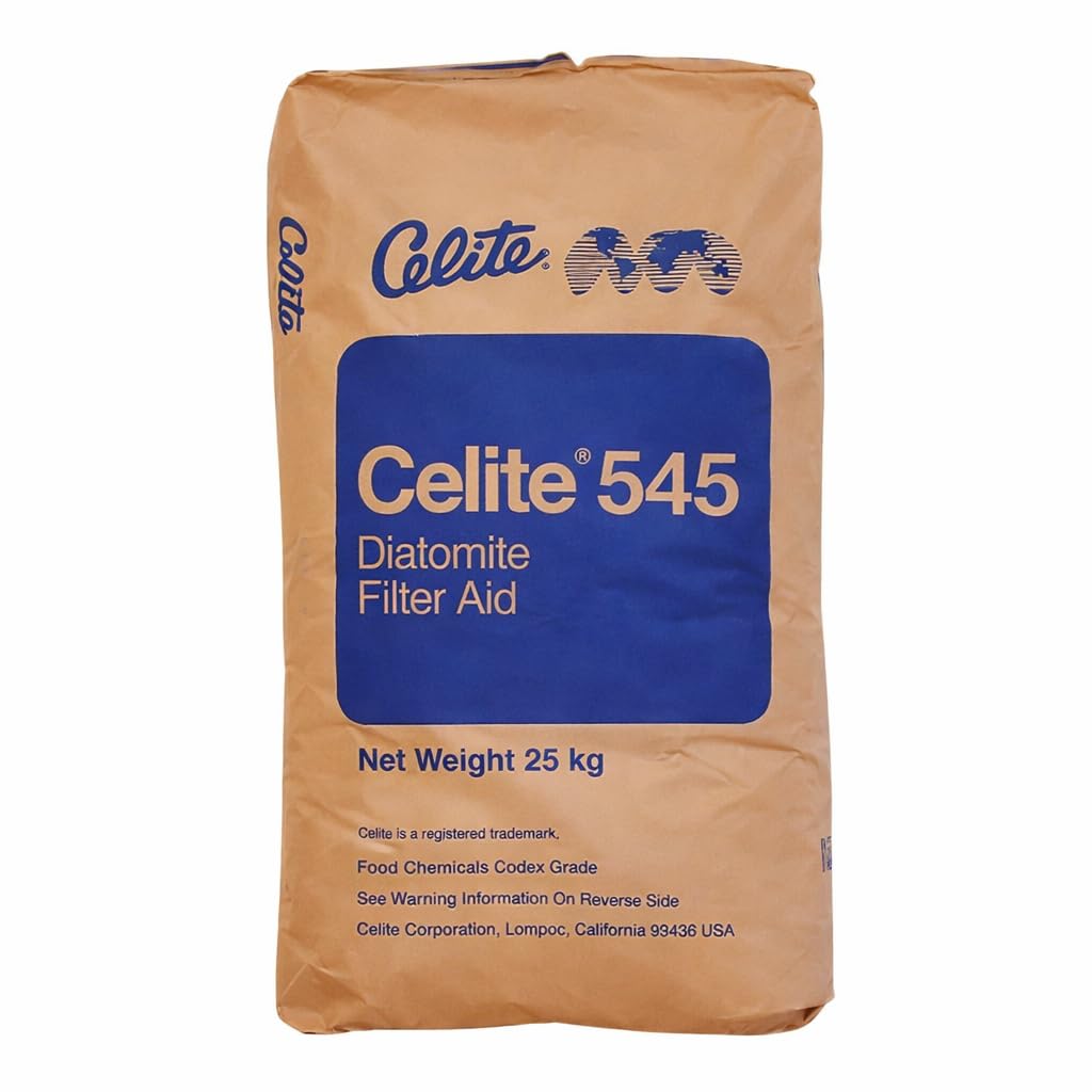 Naturii Celite 545 Sabbia di Diatomee per Filtri DIATOMITE Farina Fossile per Filtro Piscina Uso Tecnico Sacco 25 kg