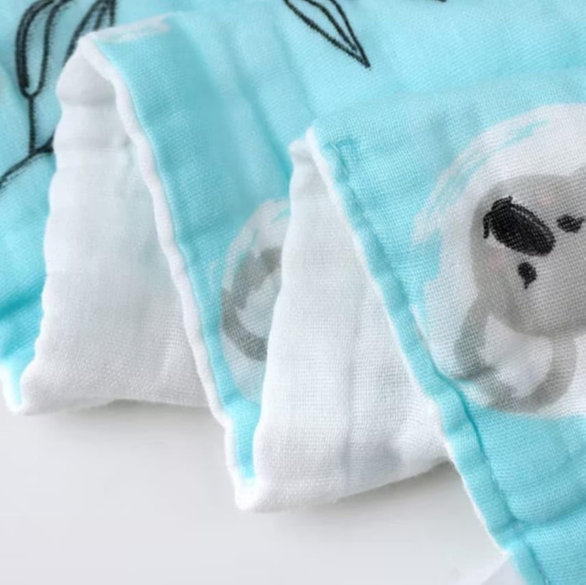 Super Soft Muslin Face Towels, Reusable Hygiene Wash Cloths