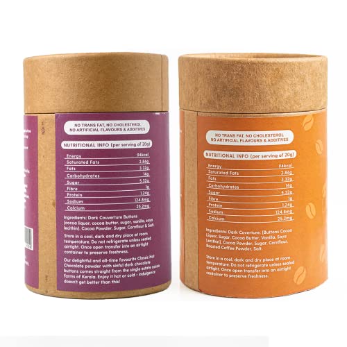 Image of Country Bean Classic and Cappuccino Hot Chocolate | Combo Pack)(200g x 2) | Enjoy hot or cold