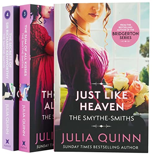 Julia Quinn Smythe-Smith Quartet Series 3 Books Collection Set (Just Like Heave, The Sum of All Kisses & The Secrets of Sir Richard Kenworthy)