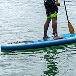 HEYTUR Coiled SUP Leash 10' Surfboard Leash Sup Leg Rope Strap Stand Up Paddleboard Leash - Image 2