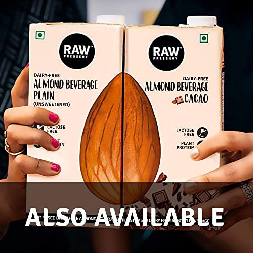 Image of RAW Pressary Almond Bevarage Cacao | Chocolate Flavoured Almond Drink | Lactose Free | Vegan Drink | 1L