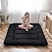 MAXYOYO Klappmatratze Futon Matratze Bodenmatratze Gepolsterte Japanische Tatami Gesteppte Bett, Dicke Faltmatratze Schlafmatte Rollmatratze Bodenliege Gästematratze (Schwarz, 90x190 cm) Baby,Schwarz günstig Kaufen-MAXYOYO Klappmatratze Futon Matratze Bodenmatratze Gepolsterte Japanische Tatami Gesteppte Bett, Dicke Faltmatratze Schlafmatte Rollmatratze Bodenliege Gästematratze (Schwarz, 90x190 cm)