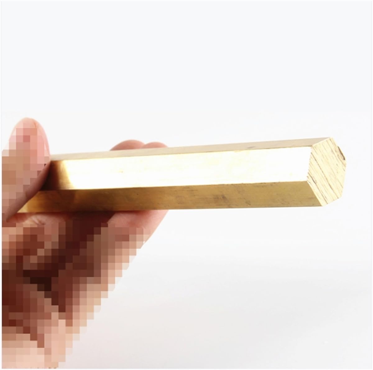 H59 Messing Hexagon Sticks Feste Sechskantmodell Cu Stangen Metall Diy Länge 500 Mm, Gegenüberliegende Seitenlänge 16 Mm Bis 20 Mm/19Mm*500Mm