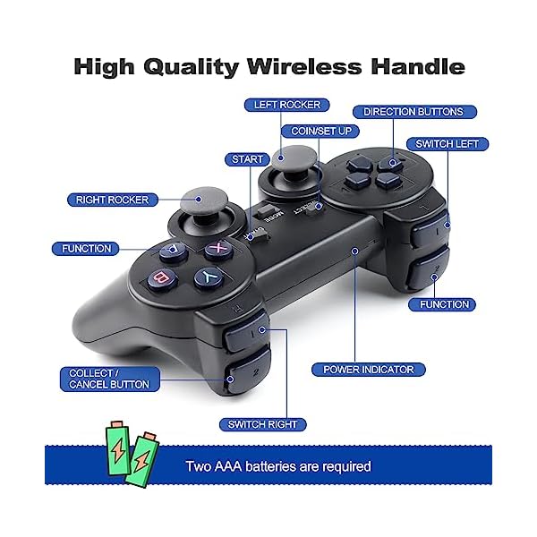 Wireless-Retro-Game-Console-Retro-Game-Stick-Nostalgia-Stick-Game-10000-Games-9-Emulators-Built-in-Plug-and-Play-Video-Games-for-Tv-4K-HDMI-24g-Wireless-Controllers-64G Wireless-Retro-Game-Console-Retro-Game-Stick-Nostalgia-Stick-Game-10000-Games-9-Emulators-Built-in-Plug-and-Play-Video-Games-for-Tv-4K-HDMI-24g-Wireless-Controllers-64G