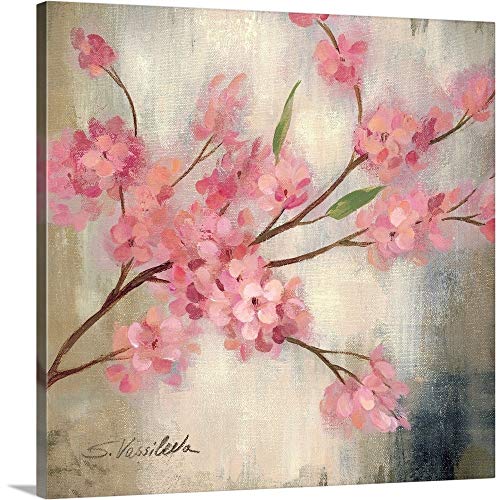 Cherry Blossom I Canvas Wall Art Print, Cherry Blossom Artwork