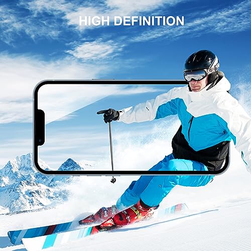 SIBEITU 3 Pack Screen Protector for iPhone 14 Pro with 3 Pack Camera Lens Tempered Glass Protector, 6.1 Inch HD Clear Tempered Glass Film 9H Hardness Scratch Resistent, No Air Bubbles