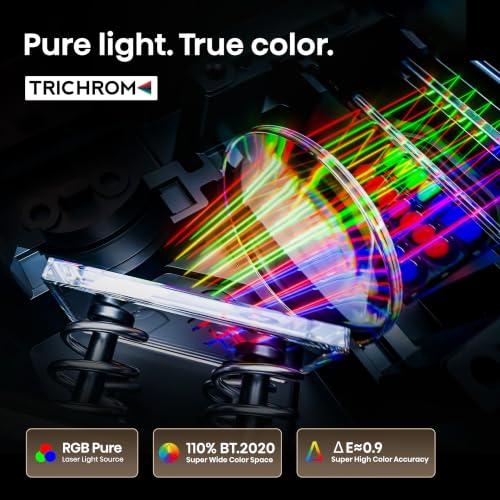 Image of Hisense C3 Triple Color RGB Smart Laser Projector, 2500 ANSI Lumens,65 inch-300 inch,4K UHD,IMAX ENHANCED,Dolby Vision,JBL Speaker,Optical Zoom,Intelligent Screen Adjustments,Smart Vidaa OS,Netflix Included