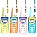 QNIGLO Walkie-Talkie Bambini Ricaricabili, 4 pezzi Walkie Talkie Bambini PMR446, Walkie-Talkie per bambini Radio Bidirezionali Lunga Distanza Walky Talky Famiglie Giocattoli Regali per Ragazze Ragazzi