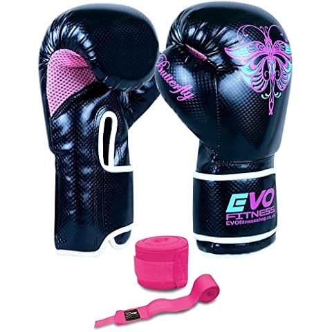 Evo Fitness Ladies GEL Rex Boxing Gloves Cover