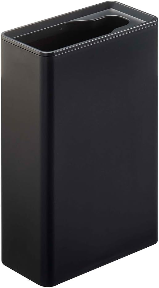 山崎実業(Yamazaki) HW-TW I BK Toilet Brush Stand, 約W5.5XD11XH17cm, Black (Black 19-3911tcx)