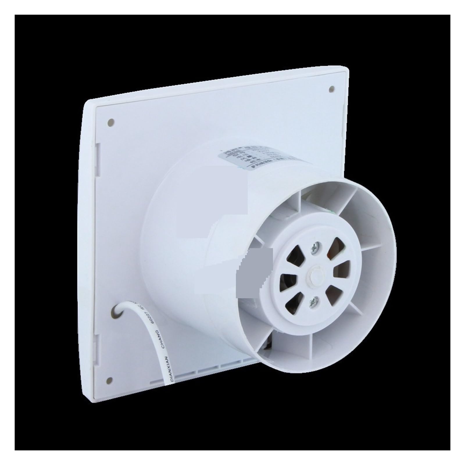 Ventilatore di Scarico Elettrico da 4/6 Pollici Bagno Cucina Estrattore A Basso Rumore in Linea Silenzioso A Parete Wiindow Fan Crescita Indoor(6inch)