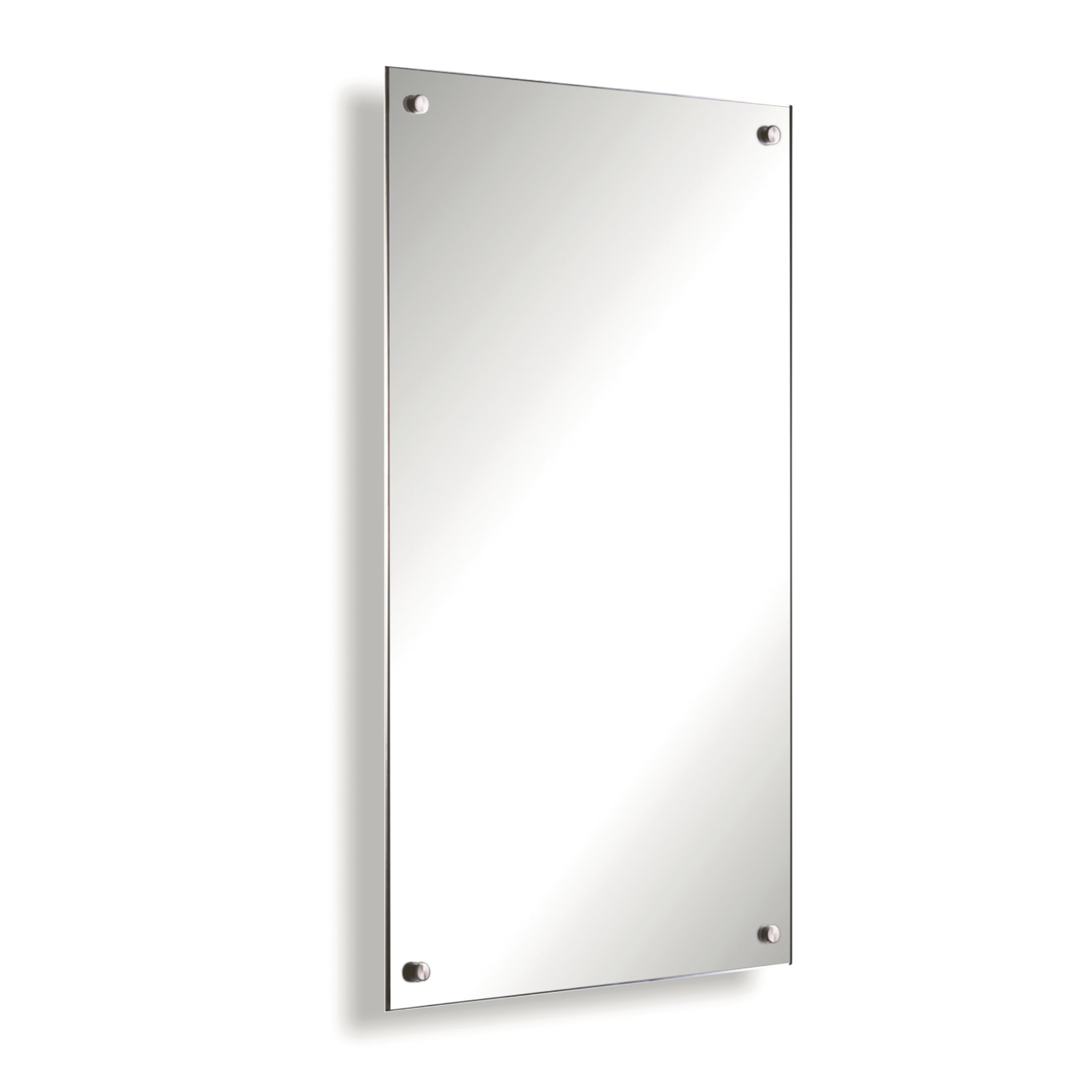 Könighaus Calefacción por infrarrojos de espejo - 450W sin marco incl. Termostato - Calefacción de espejo que ahorra energía - Calefacción por infrarrojos de pared - Calienta en 2 minutos