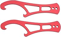 DANOREC 2-Pack Firefighting Mini Spanners - Ultra-Lightweight 6061 Aluminum Wrench Tools, Compact 7" Portable Essentials for Firefighters
