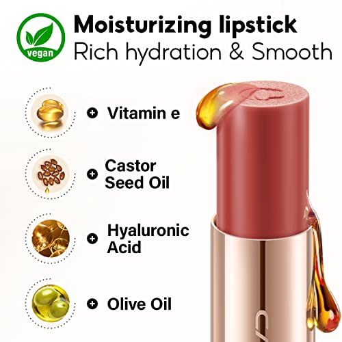 Carslan Matte Vegan Lipstick, Highly Pigmented, Cruelty-Free Lip Makeup With Moisturizing Creamy Formula Featuring Vitamin E And Castor Seed Oil, M29 #TOP2