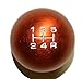 VMS RACING 10x1.25mm Thread 5 Speed Round Ball Shift Knob in Orange Billet Aluminum for Nissan Altima Maxima Sentra Primera 200SX SER 240SX S13 S14 S15 300ZX NX1600 NX2000 Nismo JDM