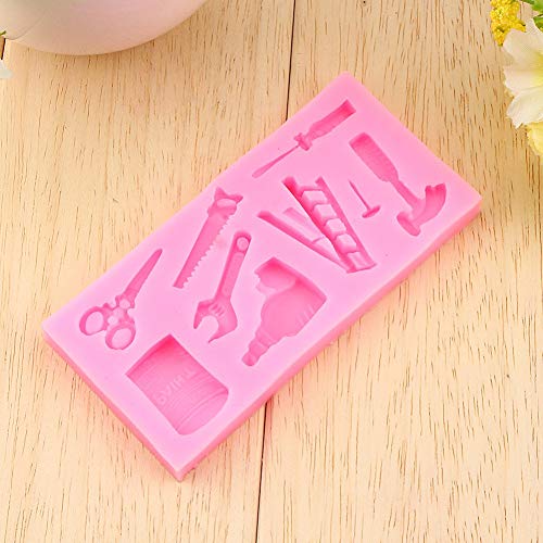 Molde de silicona para fondant con diseño de encaje floral miniatura 3