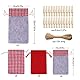 Zueyen 2025 Weihnachten Adventskalender Kit, Machen Sie Ihren eigenen Adventskalender, Lovely DIY Christmas Countdown Kalender Sackleinen Tasche mit Kordelzug für Weihnachtsdekorationen