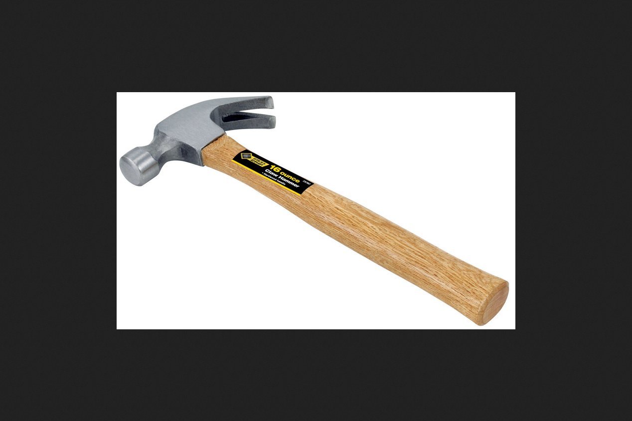 General Tech Intl 2257962 "Steelgrip" Claw Hammer 16 Oz