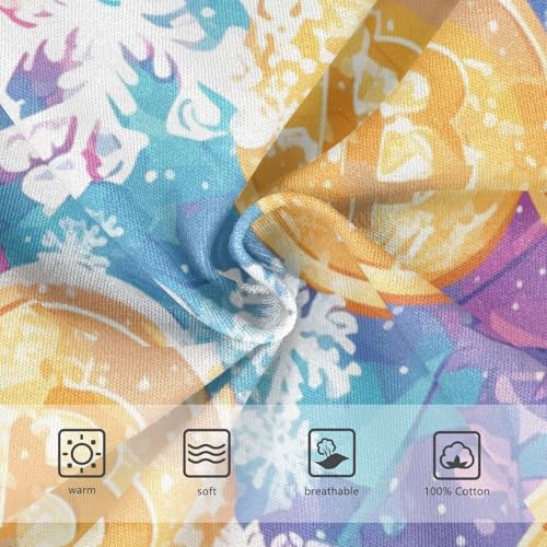 KLL Flying Bitcoins and Snowflakes Baby Boys Comfort Underwear Briefs Cute Children Panties3