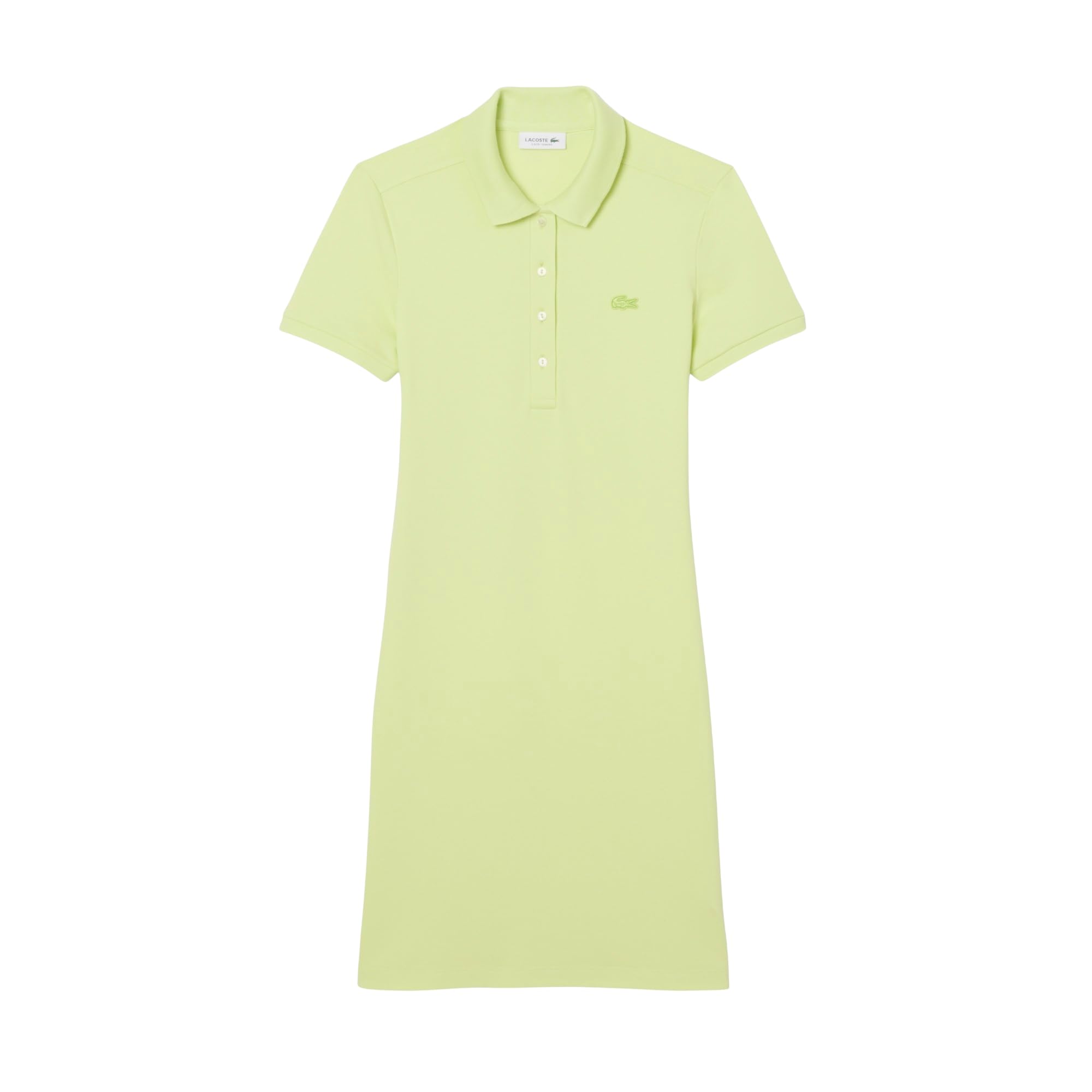 Photo 1 of Lacoste Women's Slim Fit Stretch Petit Piqué Polo Dress, Sencha, 4