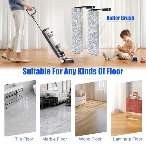 Image of 【NOT Universal】【S5 /S5 Pro Only】 Replacement Brush Rollers for Tineco Floor ONE S5 /S5 PRO Cordless Wet Dry Vacuum Cleaner 【NOT for S5combo & Nor Other Models】