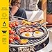 Lodge L9OG3 Cast Iron Round Griddle, Pre-Seasoned, 10.5-inch - Made in USA, Compatible with Stovetop, Oven, Grill & Campfire