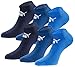 Produktbild PUMA Sneakersocken 18 Paar Pack Statement Edition - Damen und Herren - Navigate-Peacoat - Gr. 39-42
